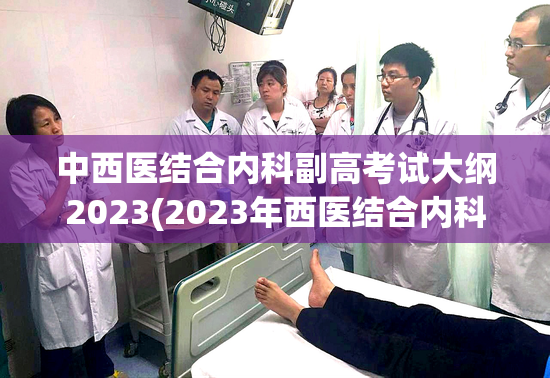 中西医结合内科副高考试大纲2023(2023年西医结合内科副高考试大纲发布)